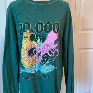 Disney Green 20,000 Leagues Under the Sea Sweatshirt